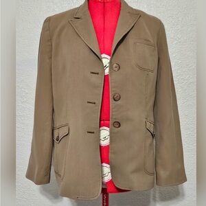 Italian fabric beige blazer,suit coat